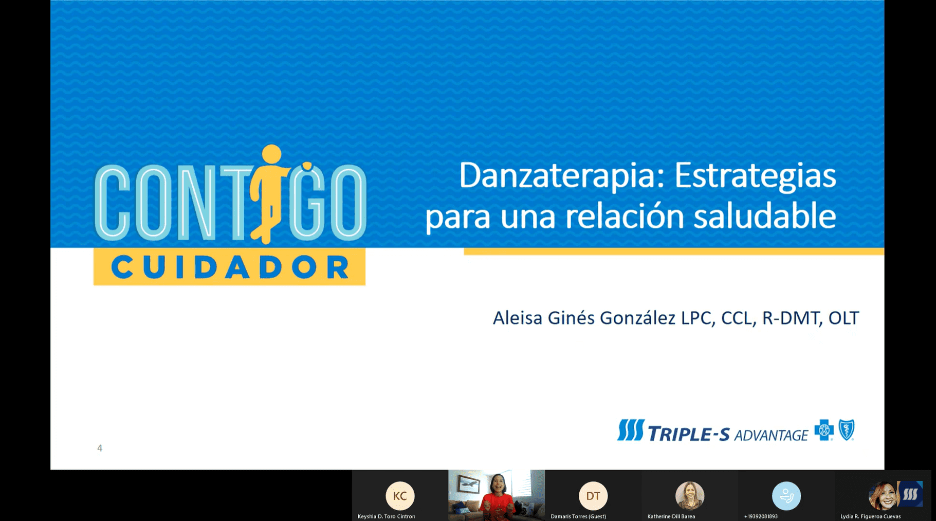 Terapia creativa para el bienestar del cuidador y el adulto mayor